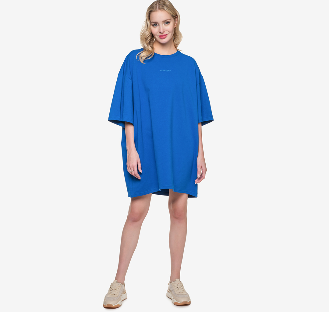 Платье-футболка Мармалато, цвет Синий #5