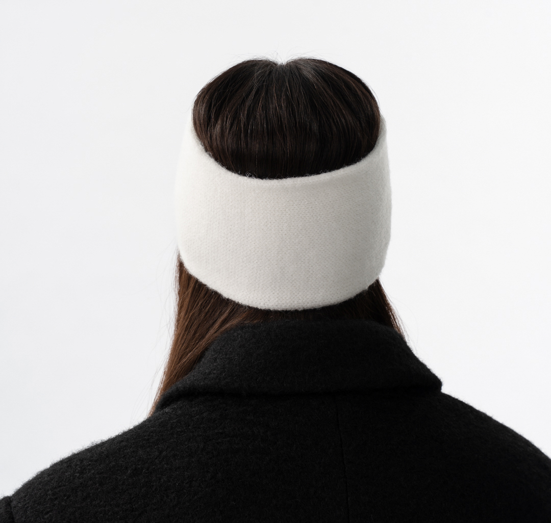 Повязка на голову Мармалато, цвет молочный #3