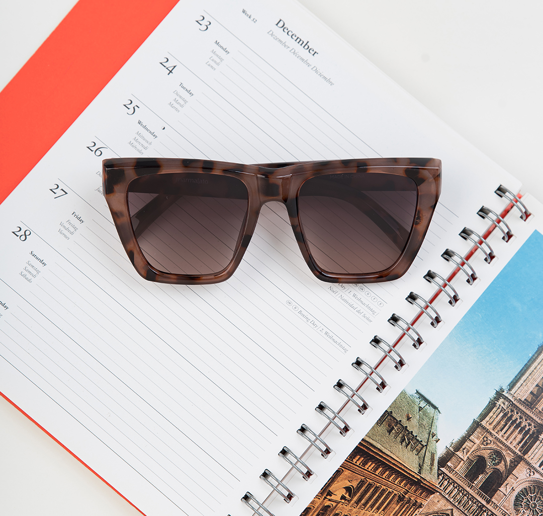 Очки солнцезащитные с поляризацией коричневые-черные Мармалато, цвет коричневый-черный #8