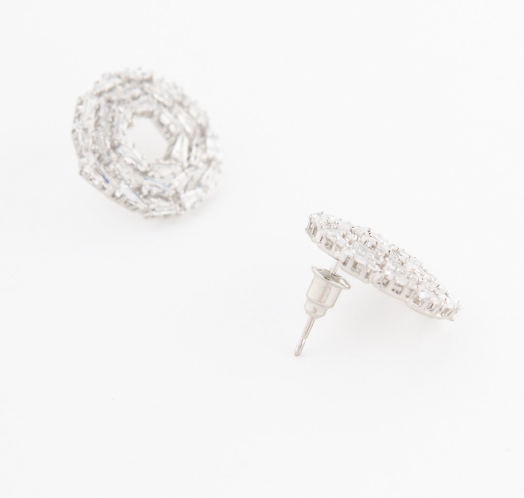 Серьги Мармалато, цвет Серебро-прозрачный #2