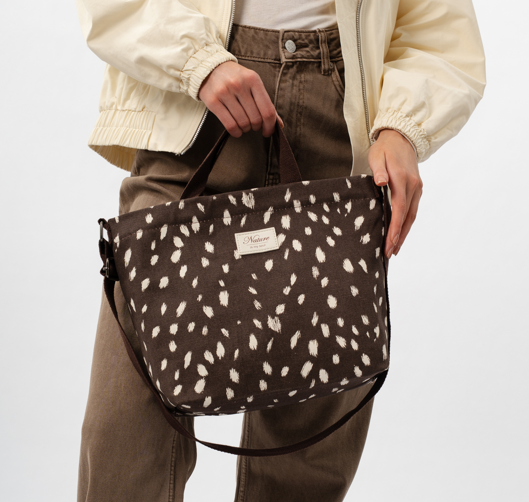 Сумка Мармалато, цвет шоколадный-молочный #7