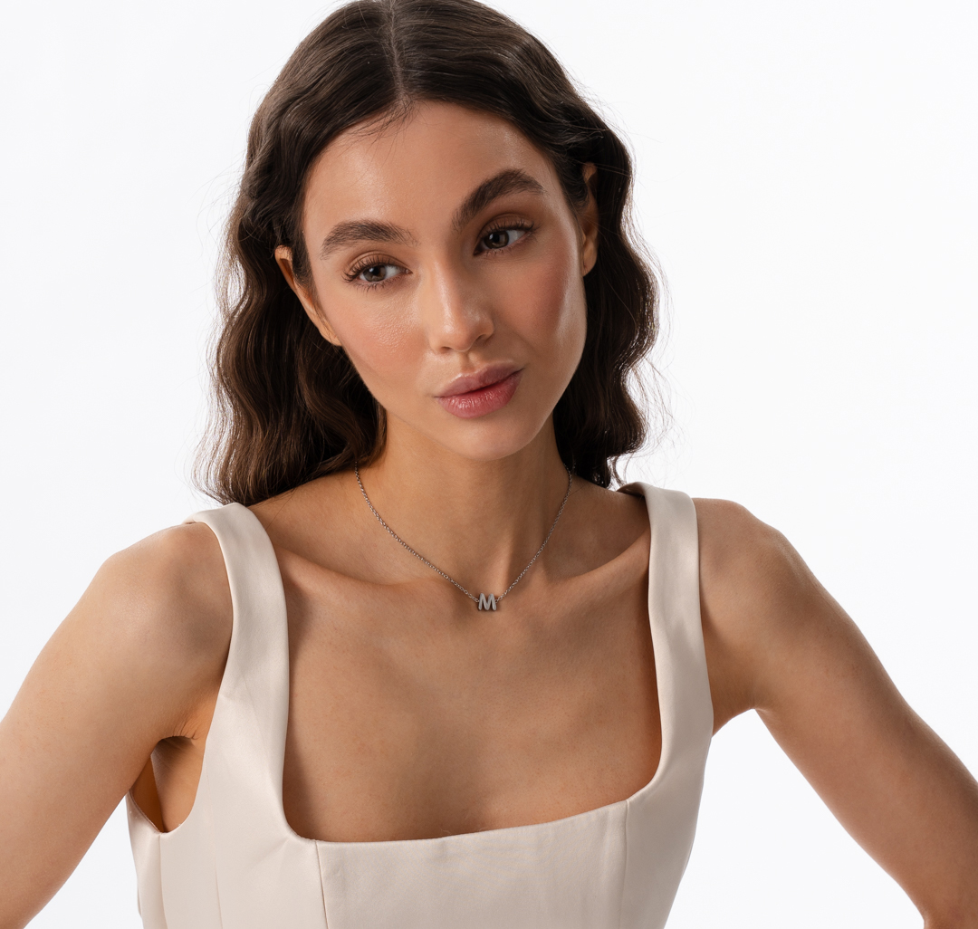 Колье Мармалато, цвет Серебро #4