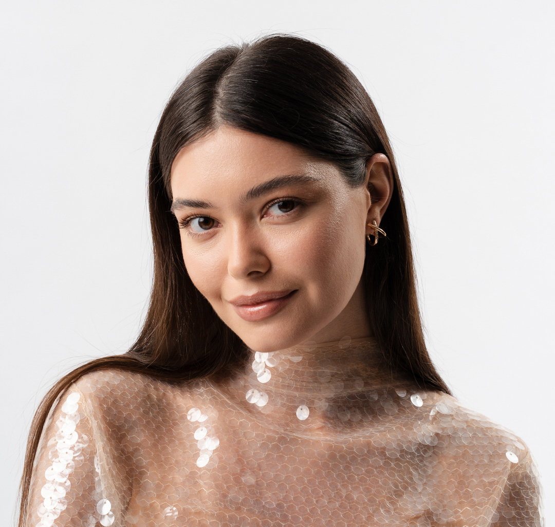 Серьги Мармалато, цвет золото-прозрачный #3