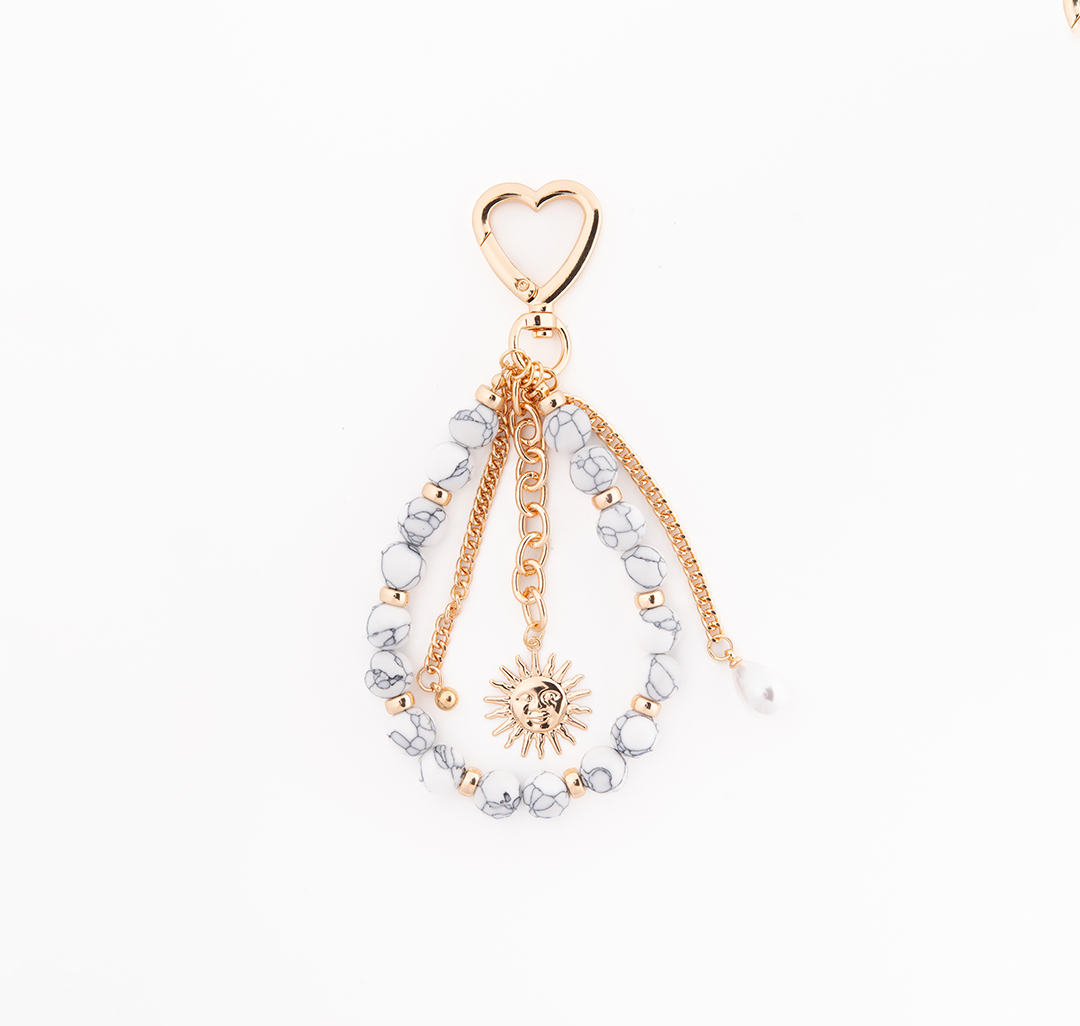 Брелок Мармалато, цвет белый-золотой #1