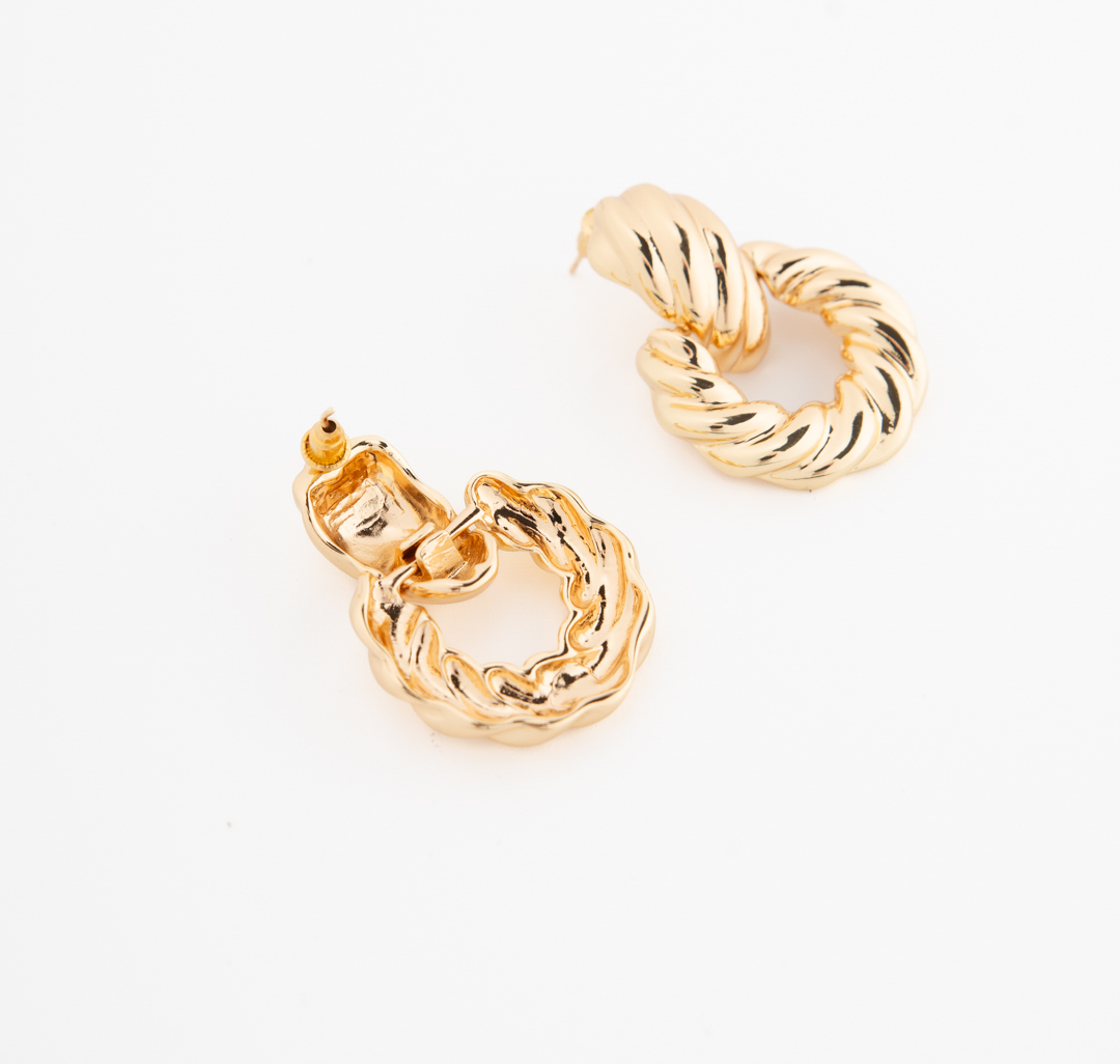 Серьги Мармалато, цвет золото #5