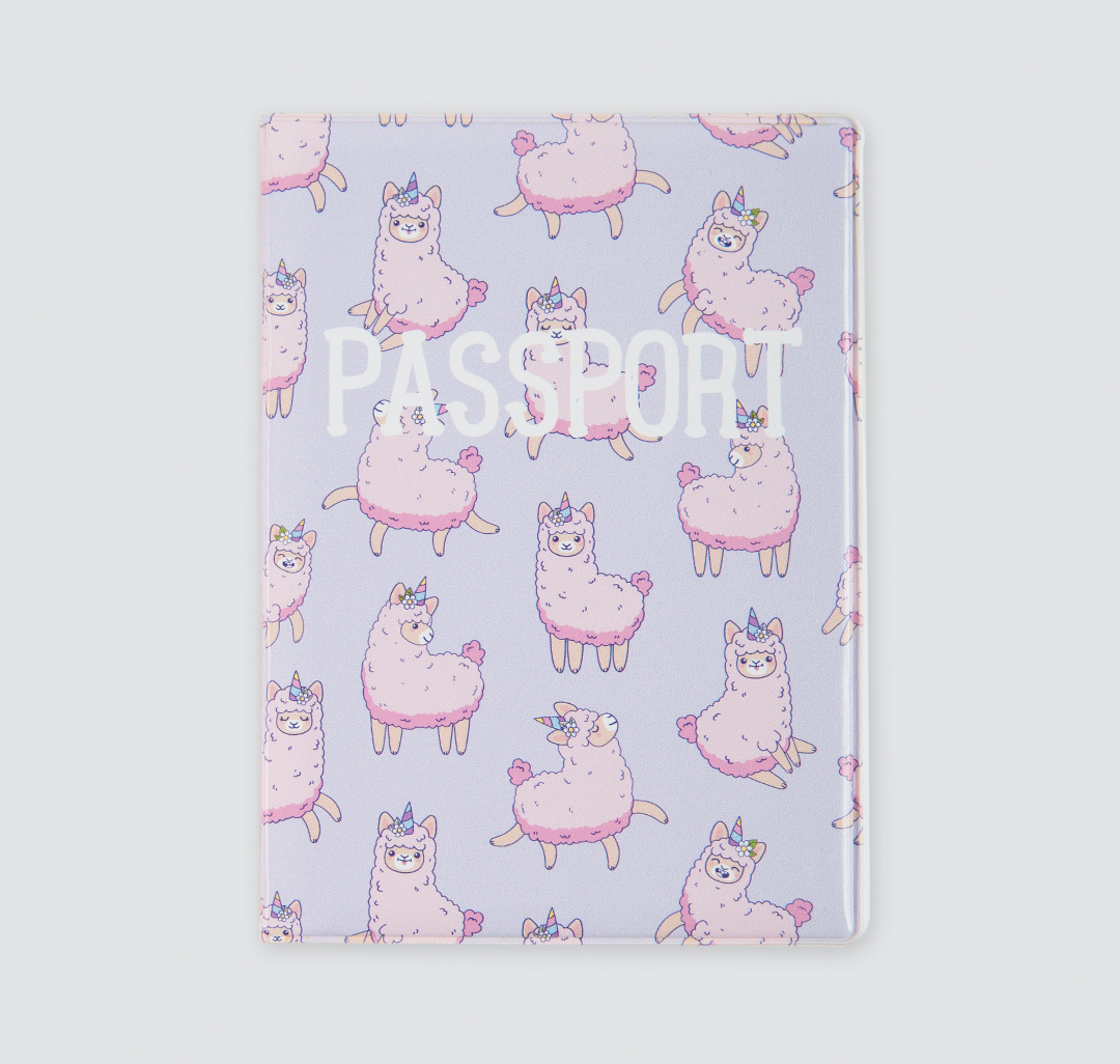 Обложка для паспорта Мармалато, цвет Сиреневый-мультиколор #1
