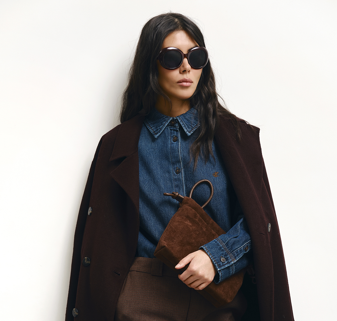 Очки с чехлом Мармалато, цвет темно винный-темно синий #2