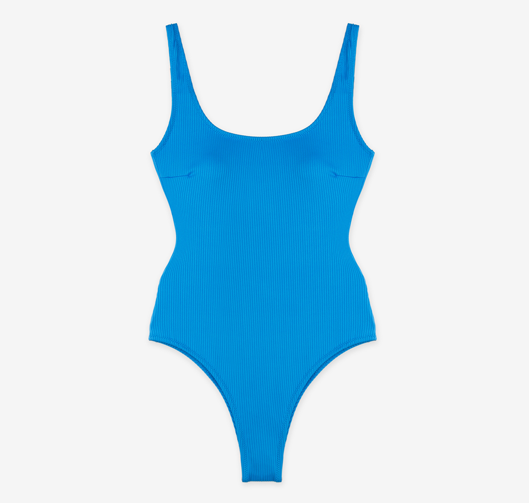 Синий слитный купальник Мармалато, цвет Голубой #4