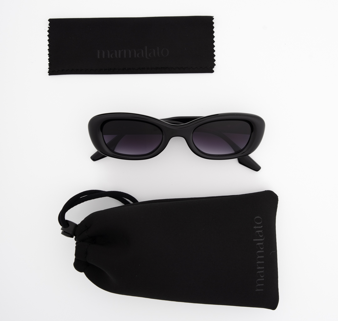 Очки с чехлом Мармалато, цвет черный #8