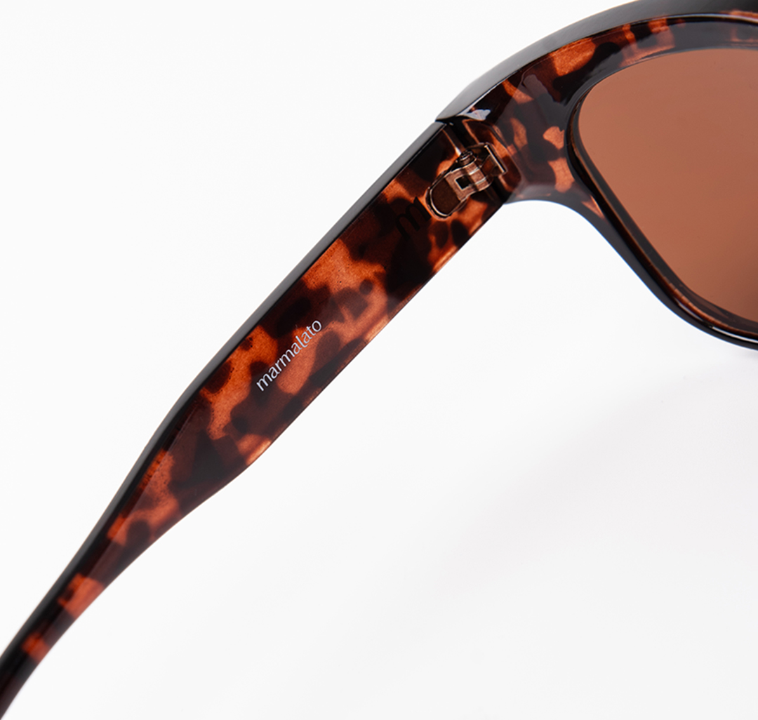Очки с чехлом Мармалато, цвет черный-коричневый #8