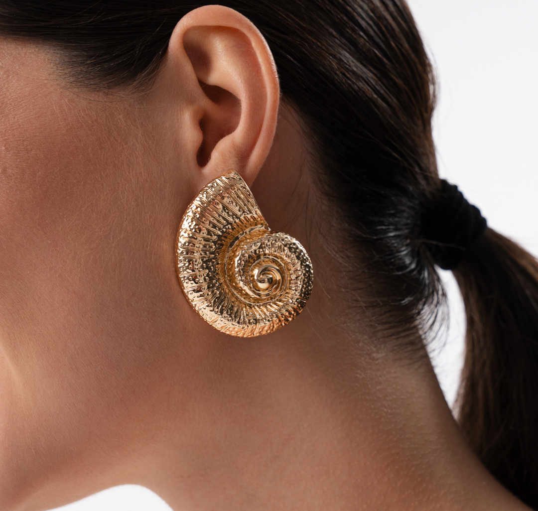 Серьги Мармалато, цвет золото #1