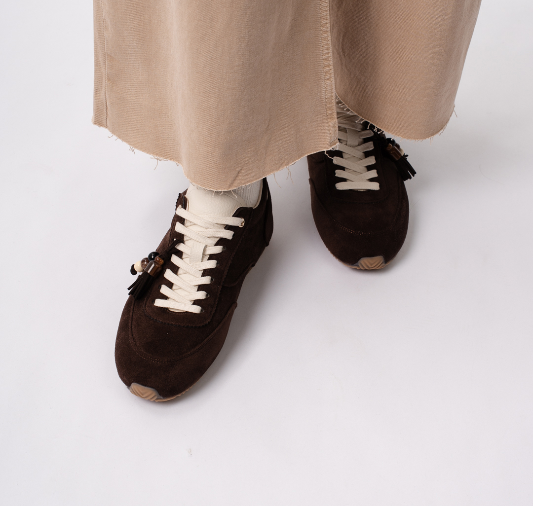 Кроссовки Мармалато, цвет коричневый-молочный #8