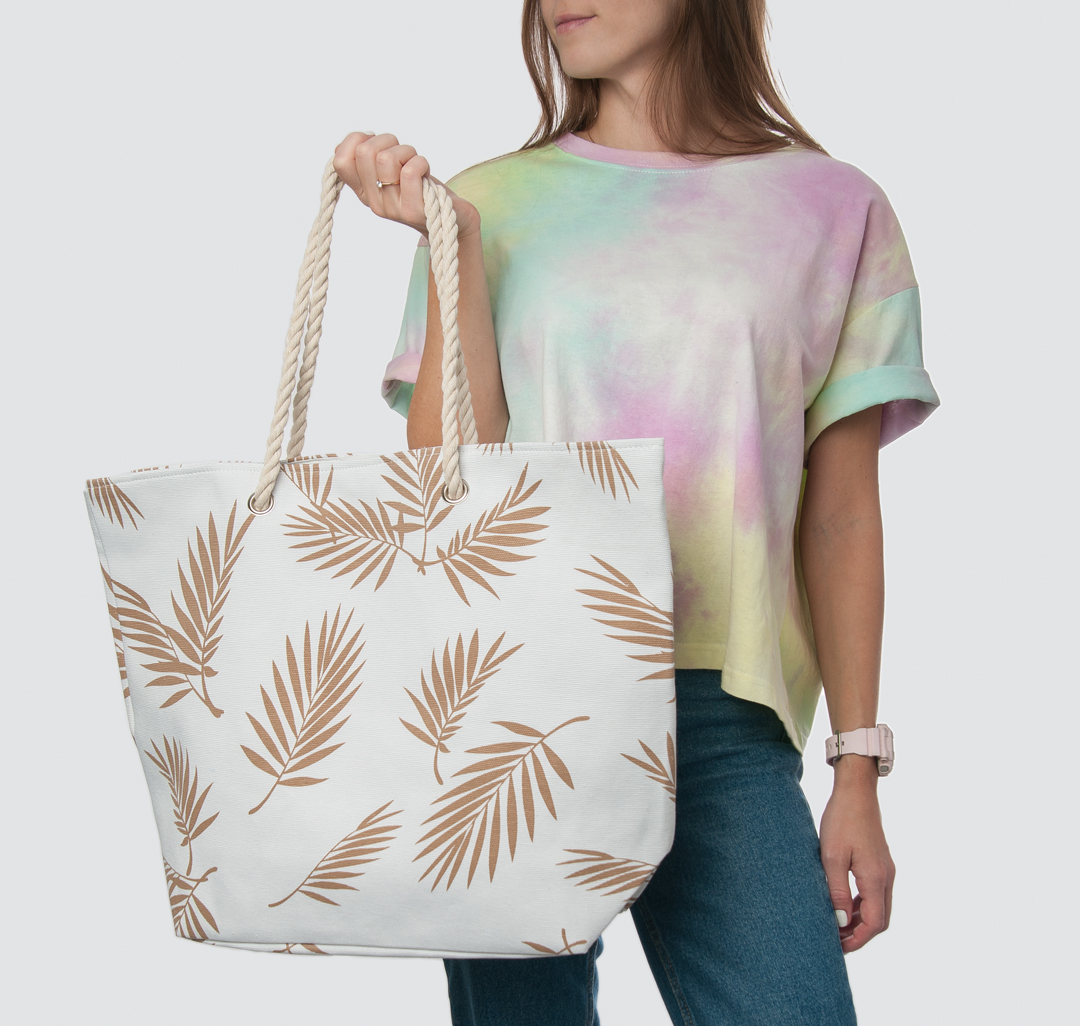 Пляжная сумка Мармалато, цвет Белый-бежевый #2