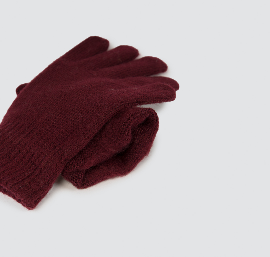 Женские перчатки Мармалато, цвет Винный #3