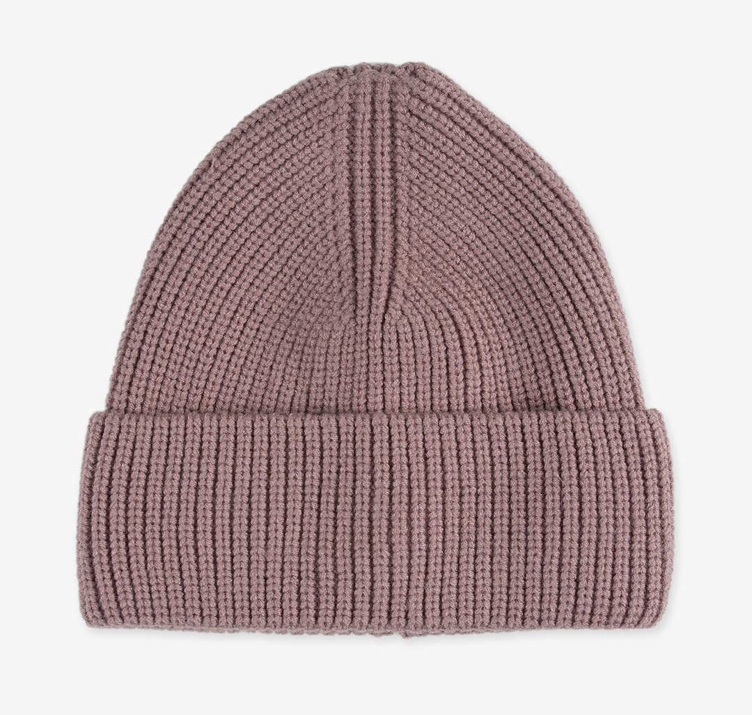 Женская шапка с содержанием вискозы Мармалато, цвет Пыльно-розовый #1