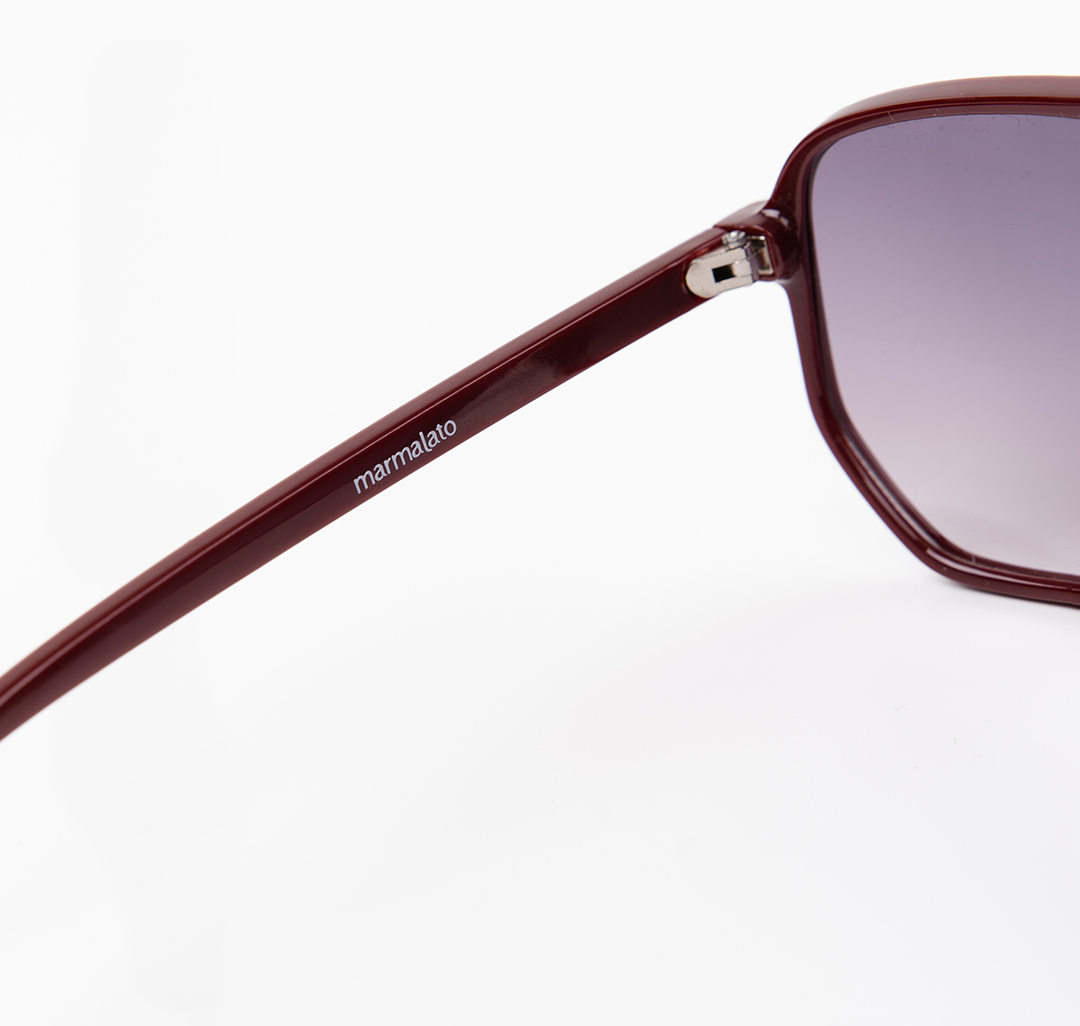 Очки с чехлом Мармалато, цвет темно винный-черный #7