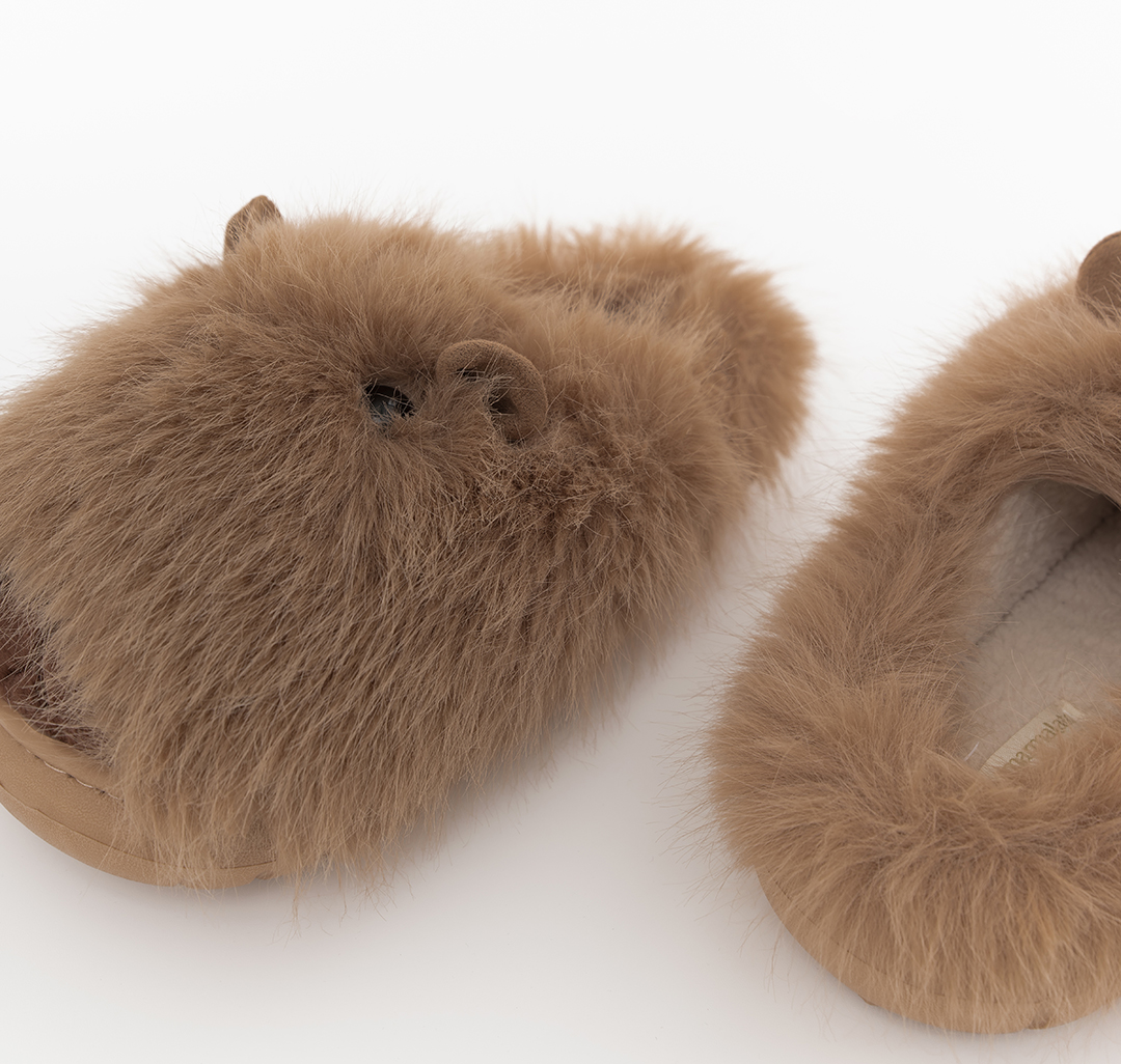 Домашние тапочки Мармалато, цвет Коричневый-черный #8