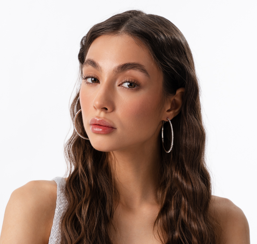 Серьги Мармалато, цвет Серебро-прозрачный #3