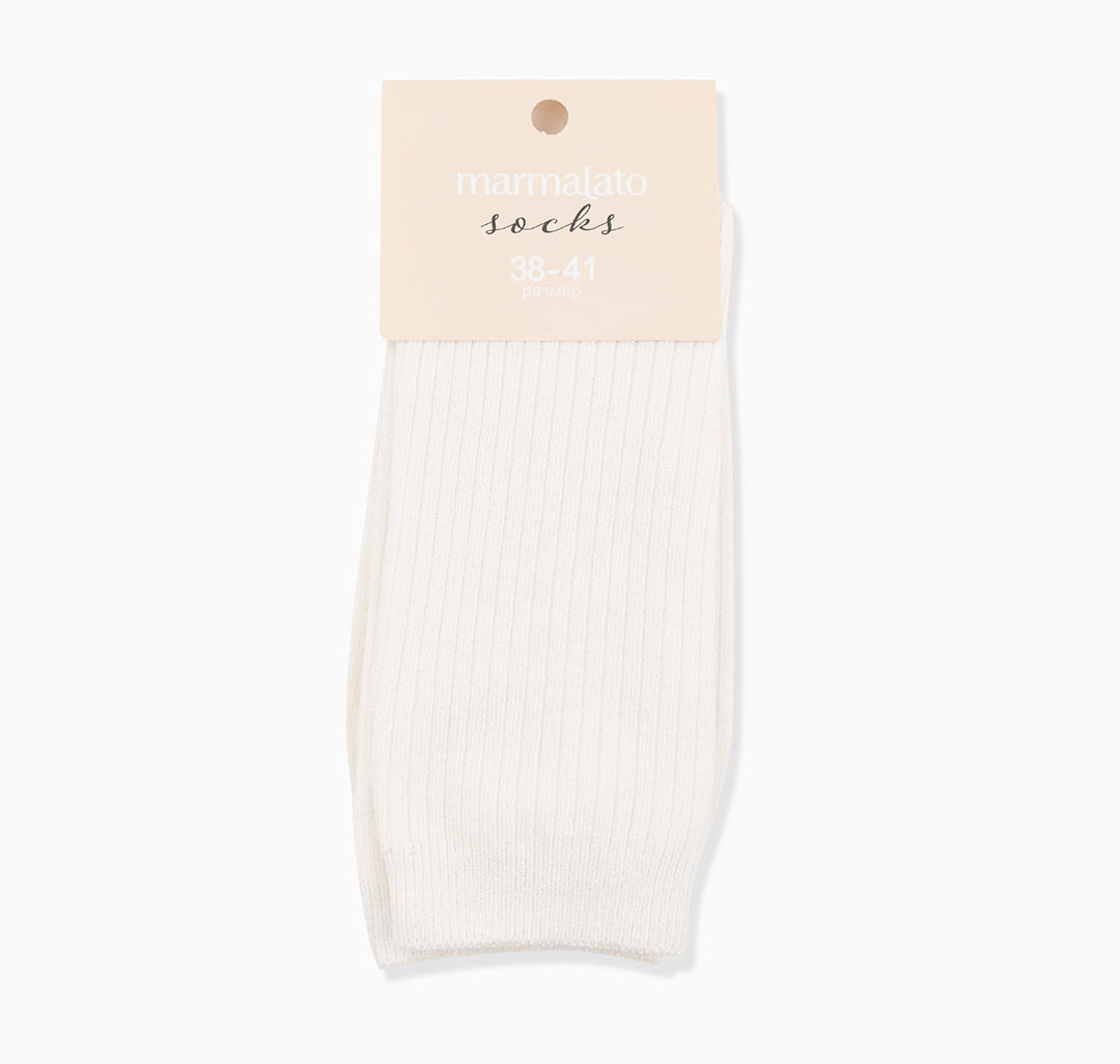 Носки (1 пара) Мармалато, цвет молочный #4