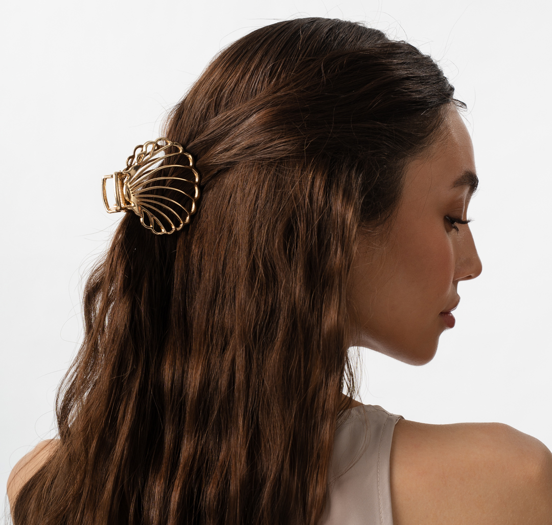 Заколка-краб Мармалато, цвет золото #1