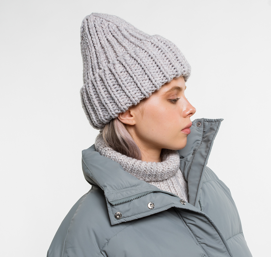 Шапка Мармалато, цвет Серо-бежевый #3