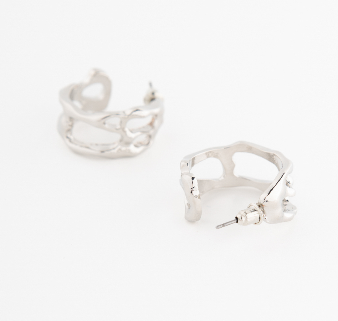 Серьги Мармалато, цвет Серебро #2