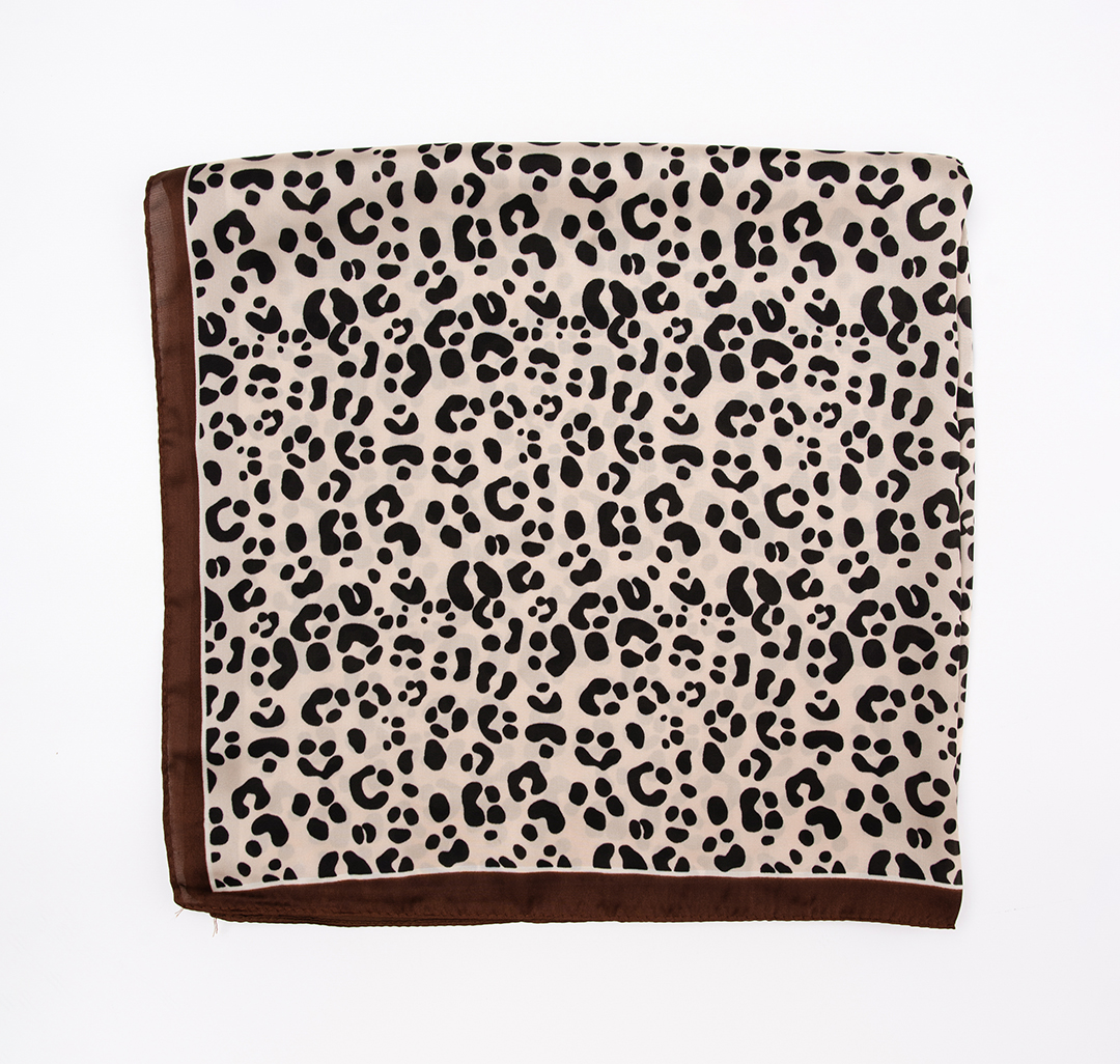 Платок Мармалато, цвет бежевый-коричневый-черный #4