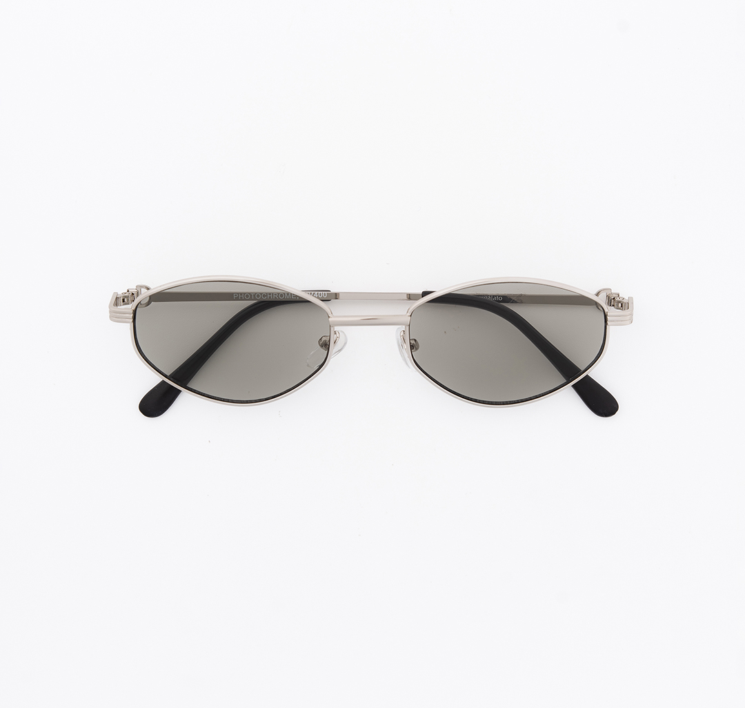 Очки с чехлом Мармалато, цвет серебро-серый-черный #4