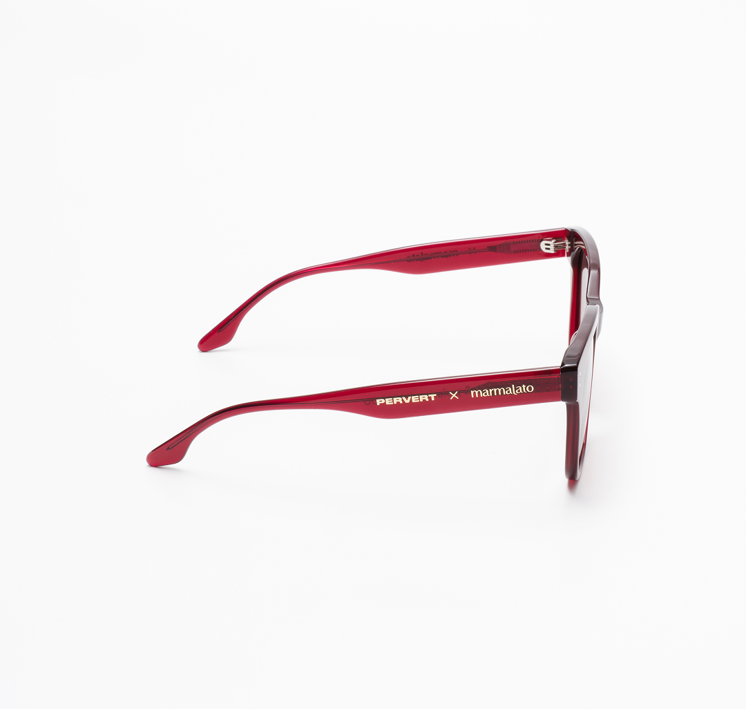 Очки с чехлом Мармалато, цвет темно винный-винный #7