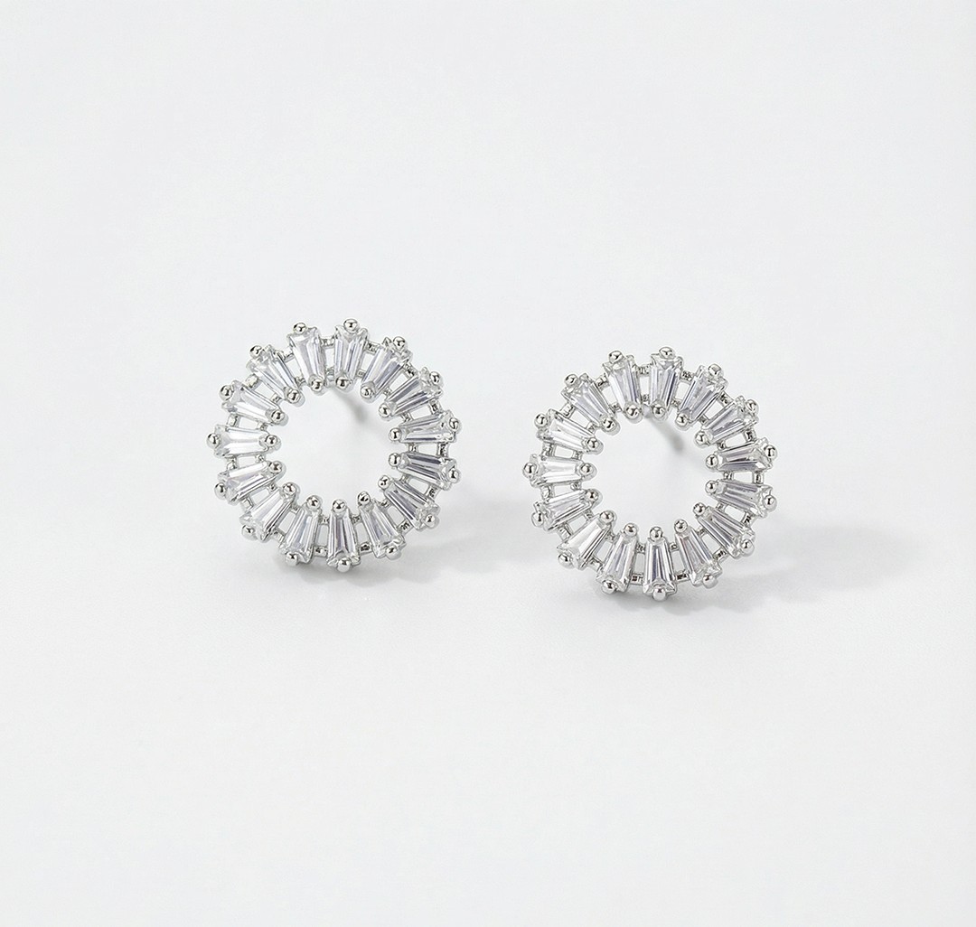 Серьги Мармалато, цвет Серебро-прозрачный #2