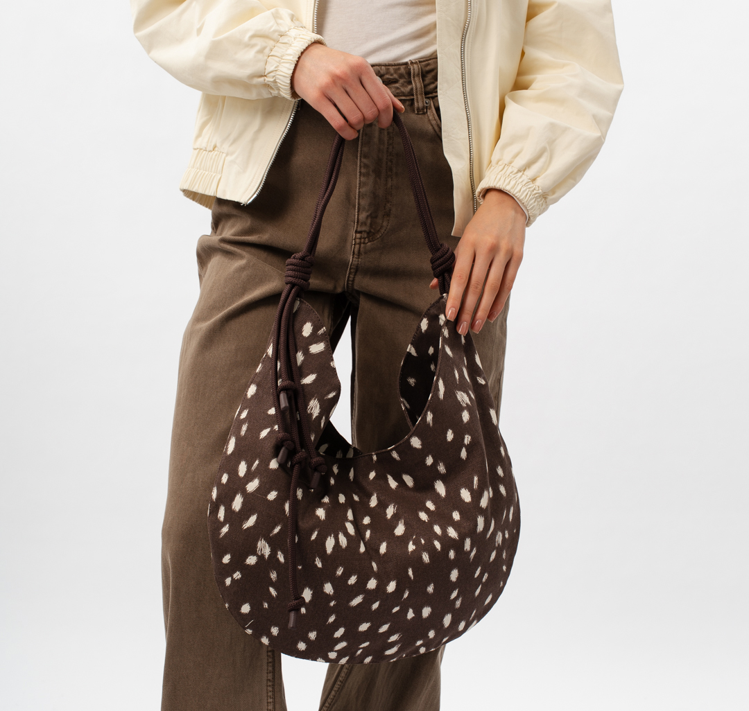 Сумка Мармалато, цвет шоколадный-молочный #7