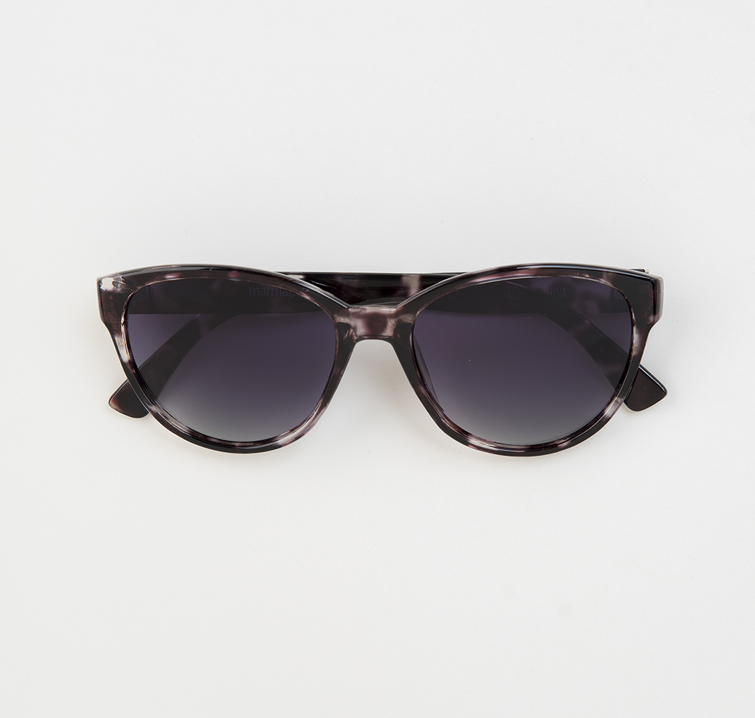 Очки солнцезащитные с поляризацией черные Мармалато, цвет черный-прозрачный-серебро #4