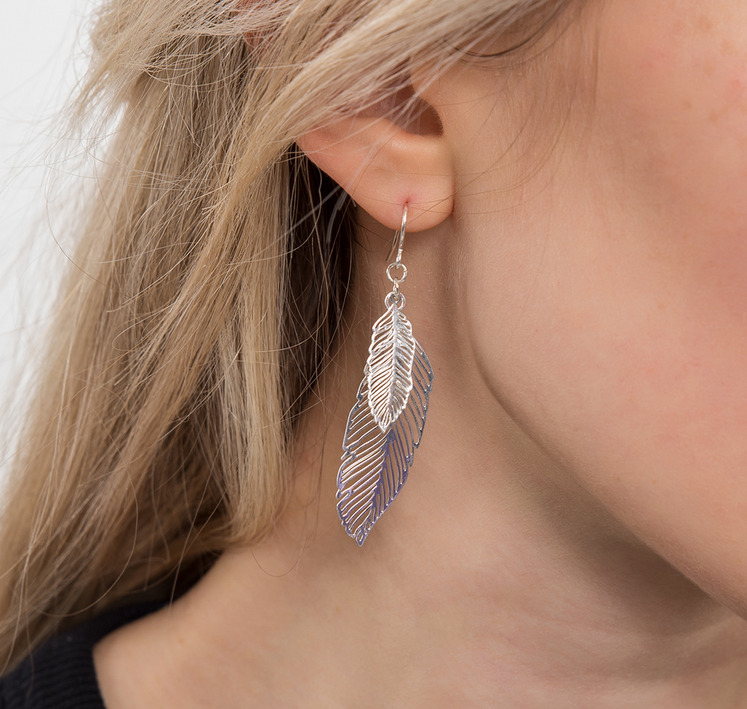 Серьги Мармалато, цвет белое серебро #3