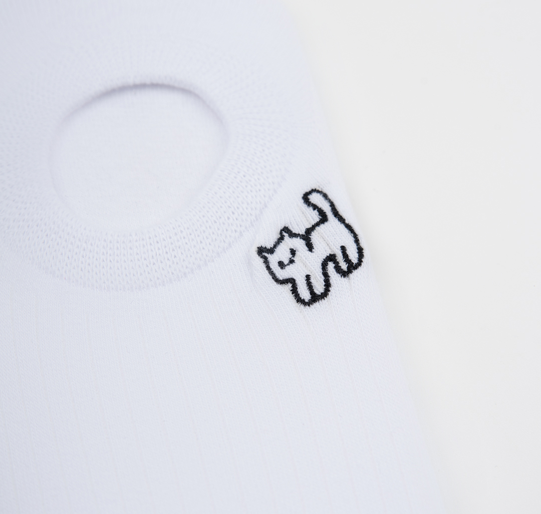 Носки (1 пара) Мармалато, цвет белый-черный #2