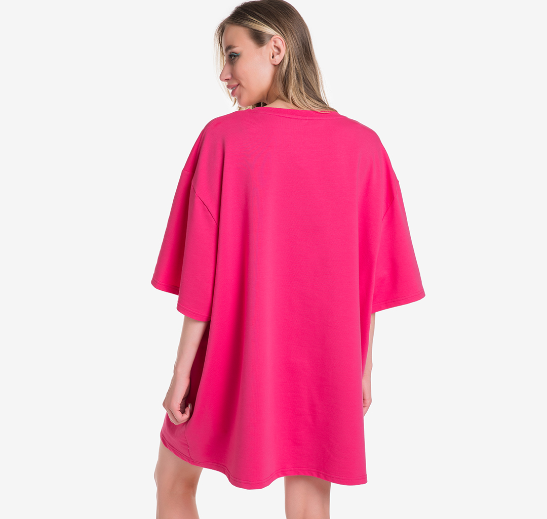 Платье-футболка Мармалато, цвет Фуксия #6
