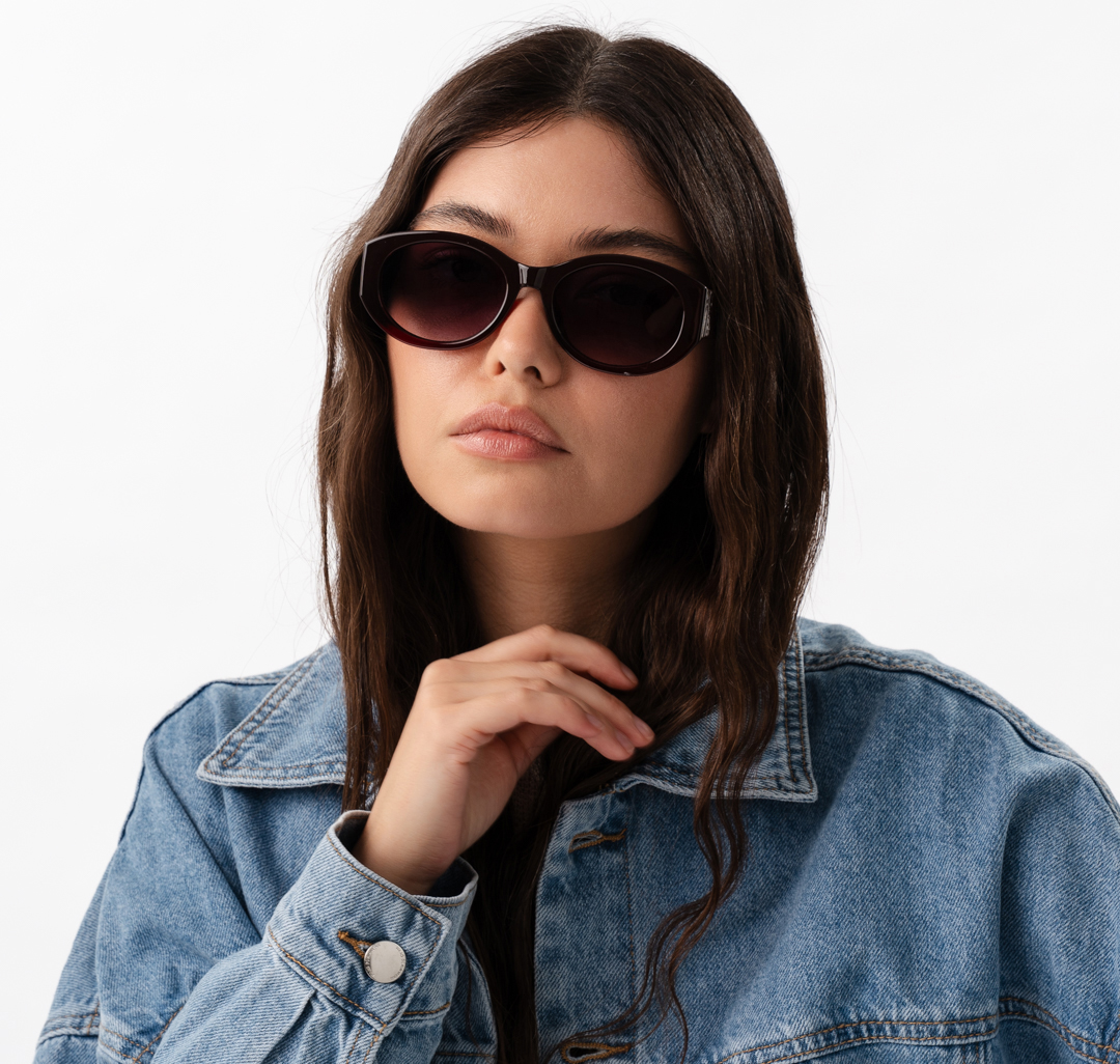 Очки с чехлом Мармалато, цвет винный-черный #2