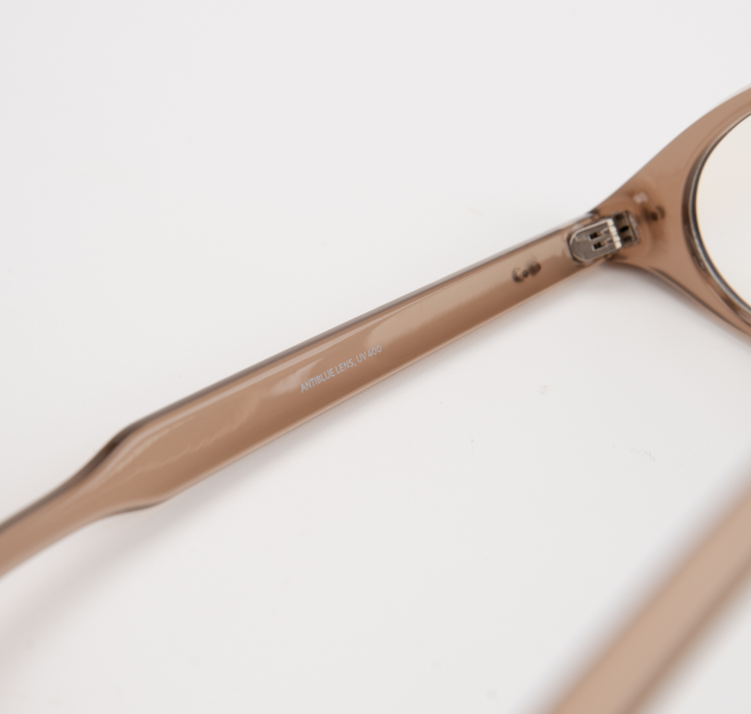 Очки с чехлом Мармалато, цвет бежевый-прозрачный #5