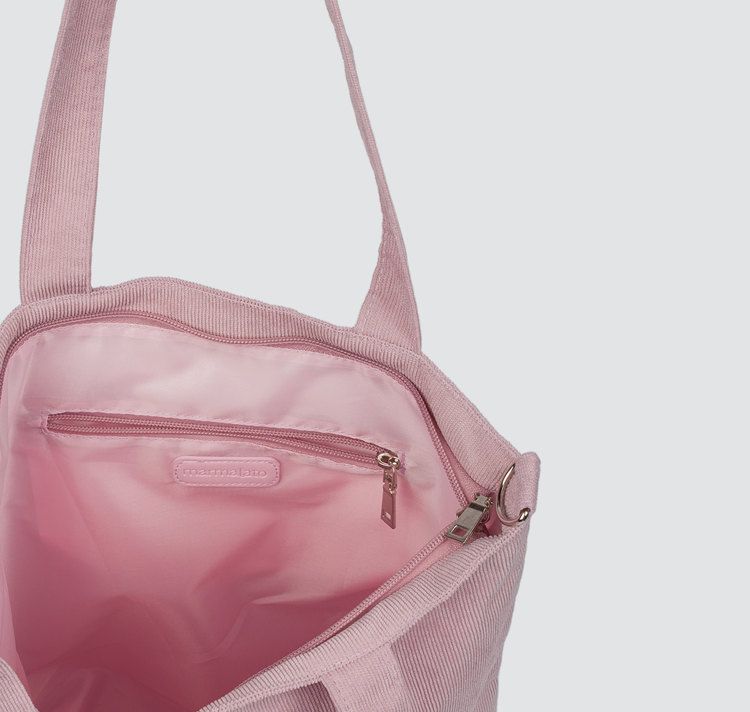 Женская текстильная сумка-шоппер Мармалато, цвет Пудровый #4