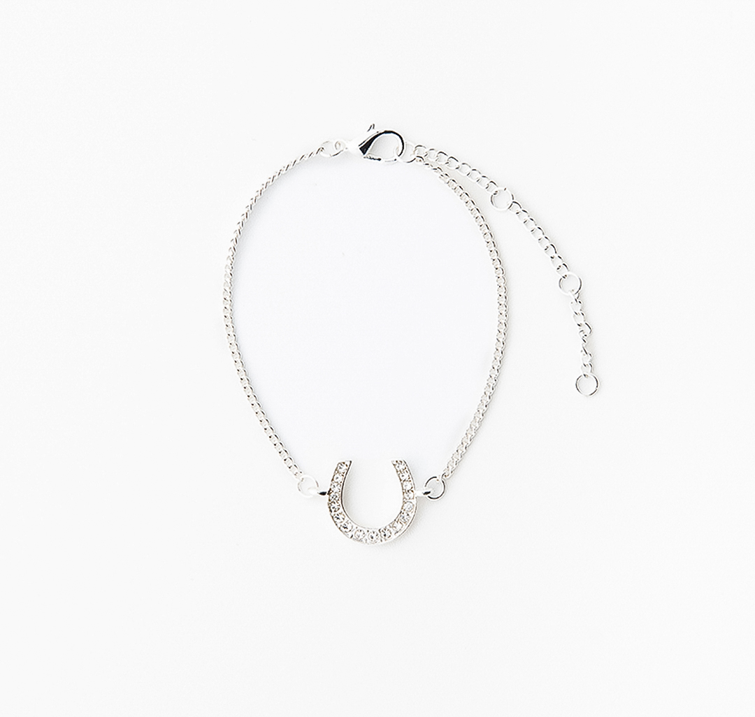 Браслет Мармалато, цвет белое серебро-прозрачный #1