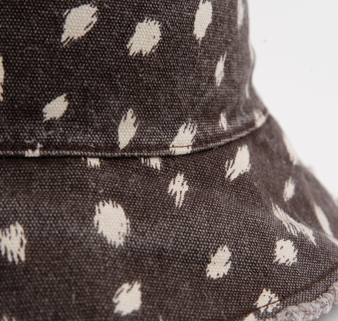 Панама Мармалато, цвет коричневый-молочный #7