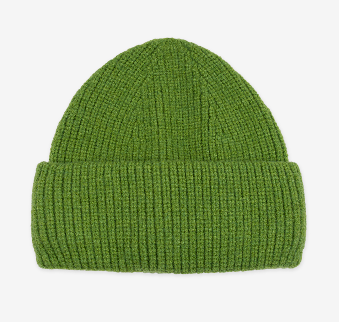 Зеленая шапка из акрила Мармалато, цвет Зеленый #2