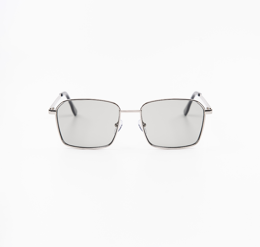 Очки с чехлом Мармалато, цвет серебро-серый-черный #4