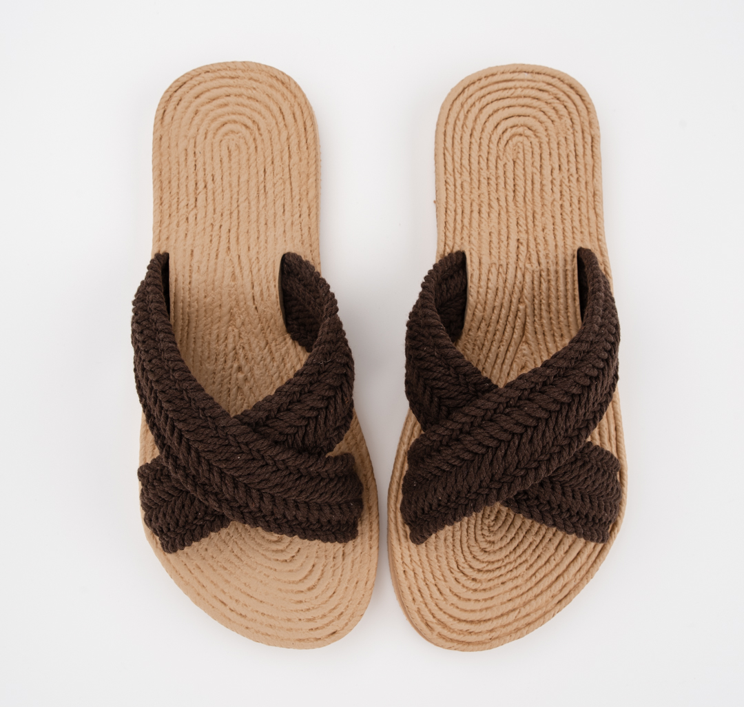 Шлепанцы Мармалато, цвет коричневый-бежевый #3