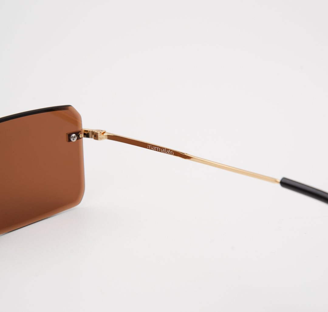 Очки с чехлом Мармалато, цвет коричневый-золото #5