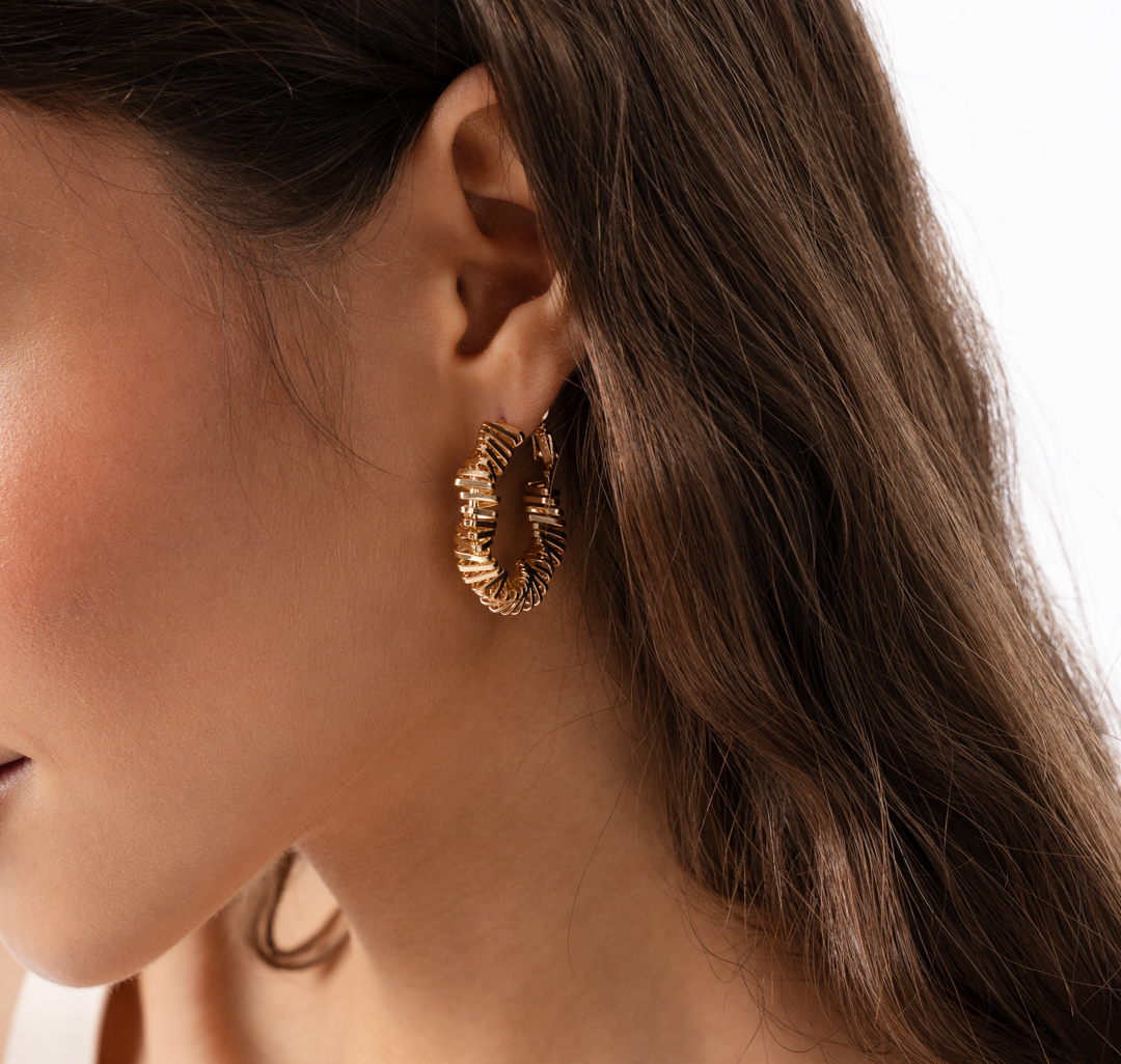 Серьги Мармалато, цвет Золото #5