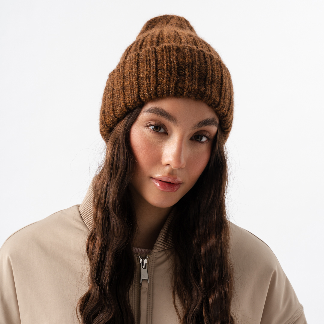 Шапка Мармалато, цвет темно-бежевый #1