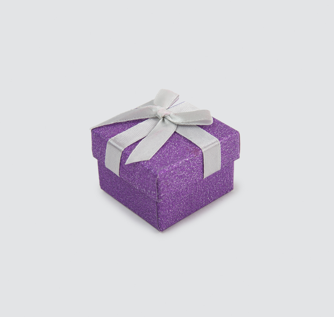 Подарочная коробка Мармалато, цвет Фиолетовый-серебро #1