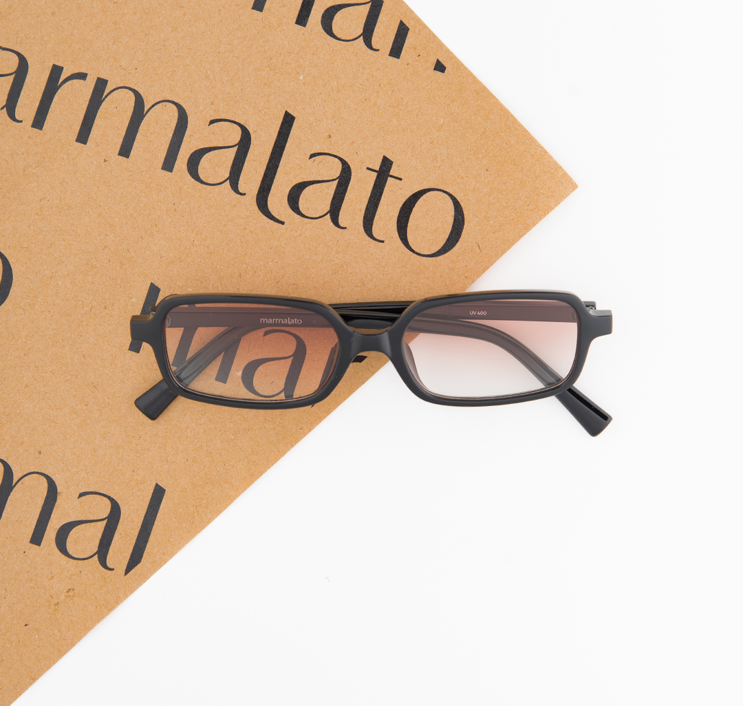 Очки с чехлом Мармалато, цвет черный-коричневый #3