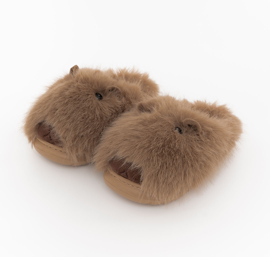 Домашние тапочки Мармалато, цвет Коричневый-черный #1