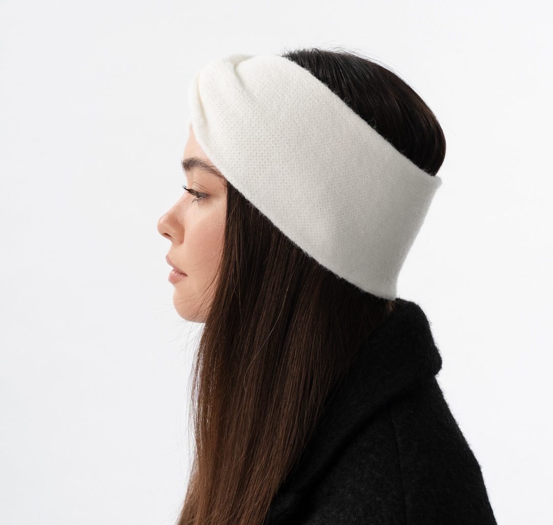 Повязка на голову Мармалато, цвет молочный #2